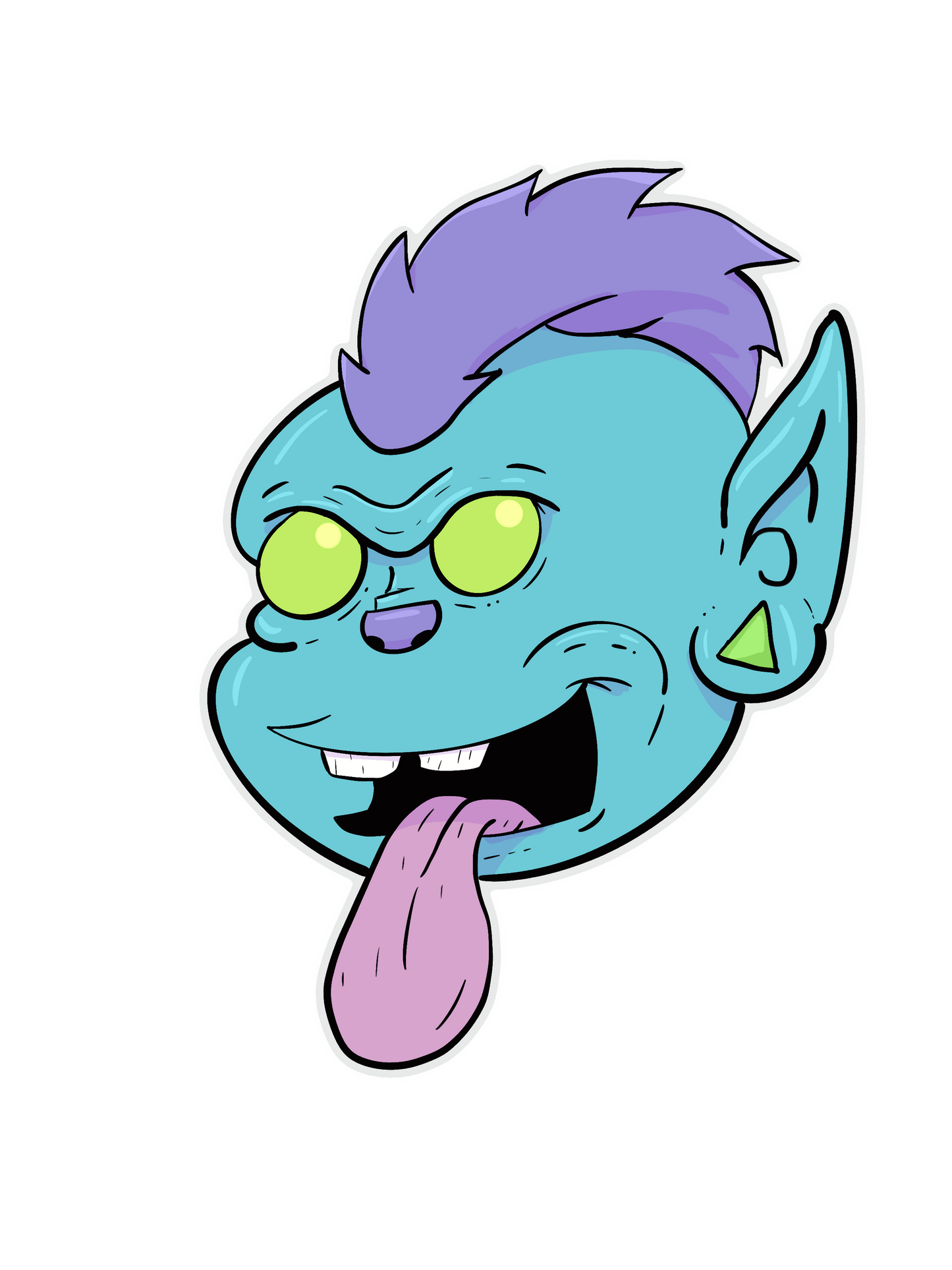 Blue Goblin Punk